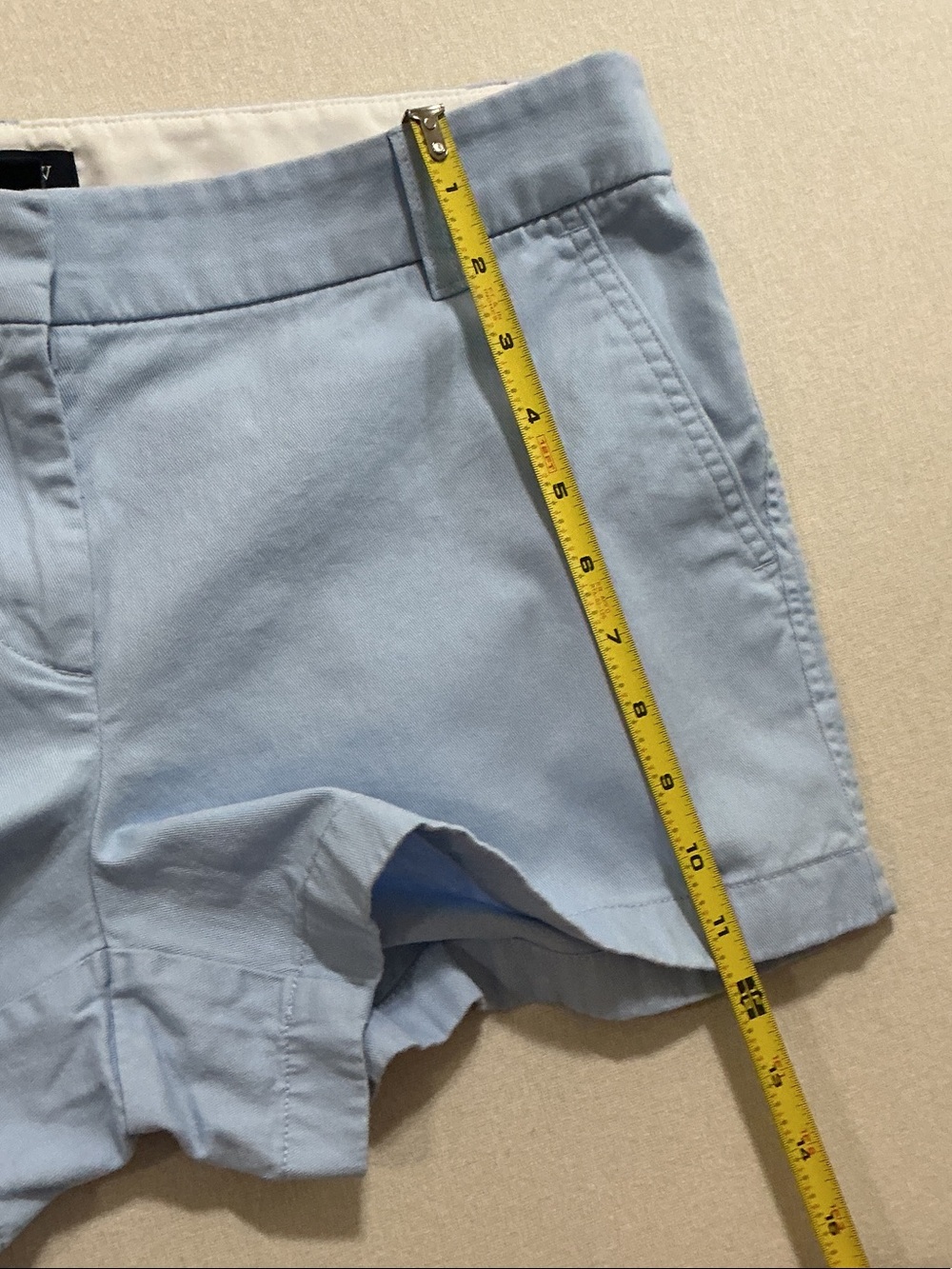 J. Crew Pale Blue Cotton Chino Bermuda Shorts - Picture 7 of 7